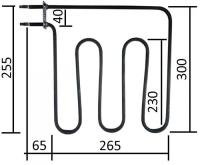 ТЭН для печи Харвия-К ZSB-224, 2000Вт. ТЭН для печи Харвия-К ZSB-224, 2000Вт.