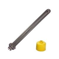Блок ТЭН-9,0кВт, 220В (400мм.) G1 1/2" нерж/нерж (трубка + колпак) JH
